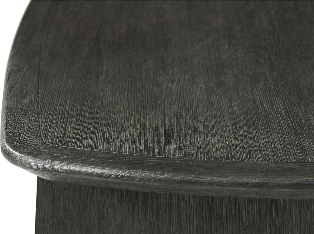 Theodore Alexander Charcoal Oak Finish Office Desk 30H 60W 30D: Theodore Alexander Charcoal Oak Finish Office Desk 30H 60W 30D This elegant office desk showcases a sophisticated charcoal oak finish, adding a touch of modern style to any workspace. Crafted from qua