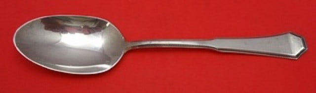 Reed and Barton American Federal Sterling Silver Serving Spoon 8.5": Reed and Barton American Federal Sterling Silver Serving Spoon 8.5" This exquisite serving spoon is crafted from sterling silver and features the elegant American Federal pattern by Reed and Barton. M