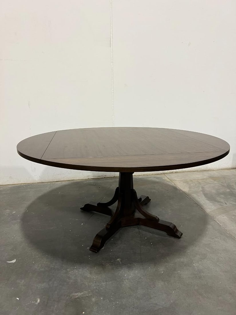 Woodbridge Circular Craftsman Dining Table 30H 60W 60D (1 of 4)