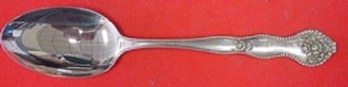 Mount Vernon Adolphus Sterling Silver Serving Spoon 8.5 Inches: Mount Vernon Adolphus Sterling Silver Serving Spoon 8.5 Inches This elegant serving spoon features the Adolphus pattern by Mount Vernon, crafted from high-quality sterling silver. Measuring 8 1/2 inch