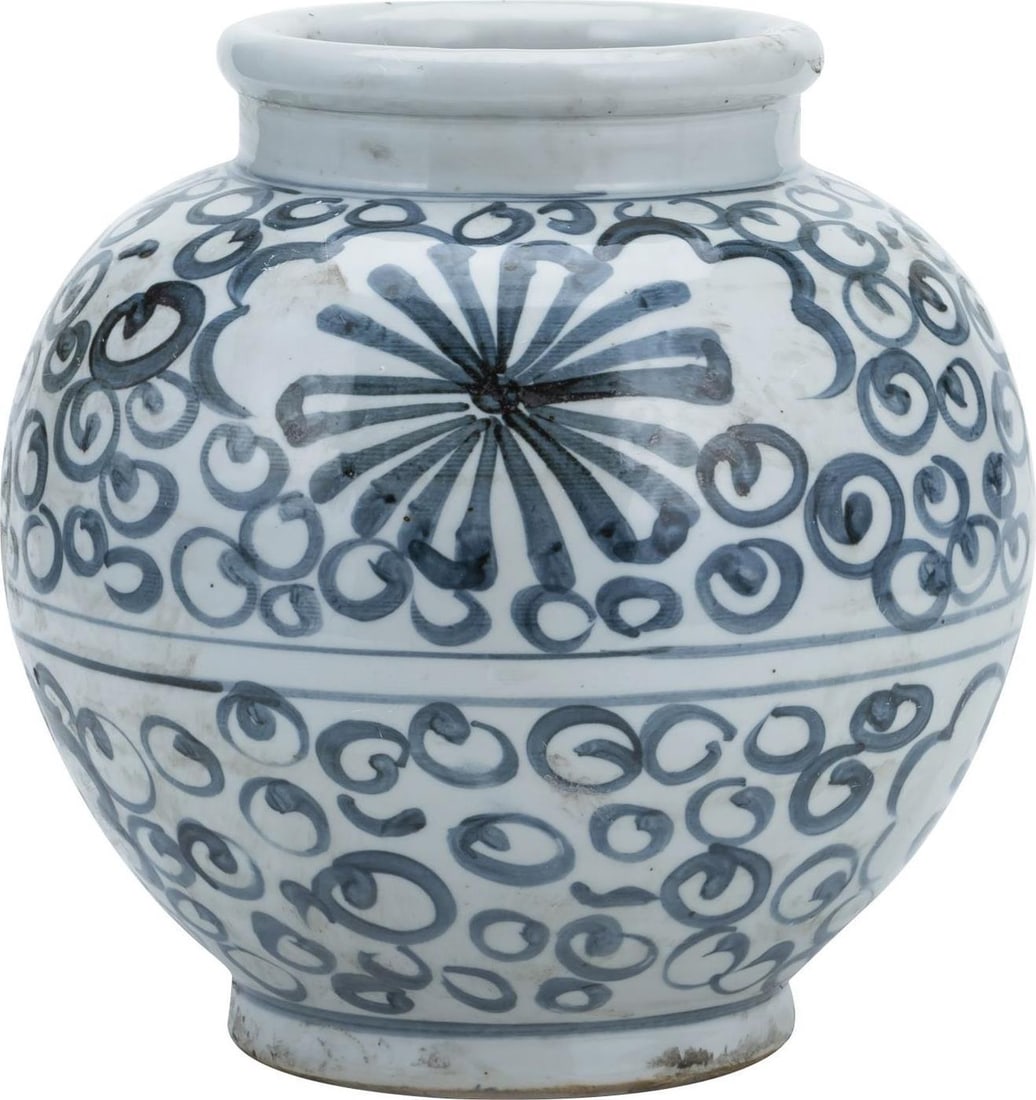 Handmade Blue White Ceramic Sea Flower Decor 11H: Handmade Blue White Ceramic Sea Flower Decor 11H This elegant sea flower ceramic decor piece showcases a stunning blue and white finish, perfect for adding a touch of sophistication to any space. Hand