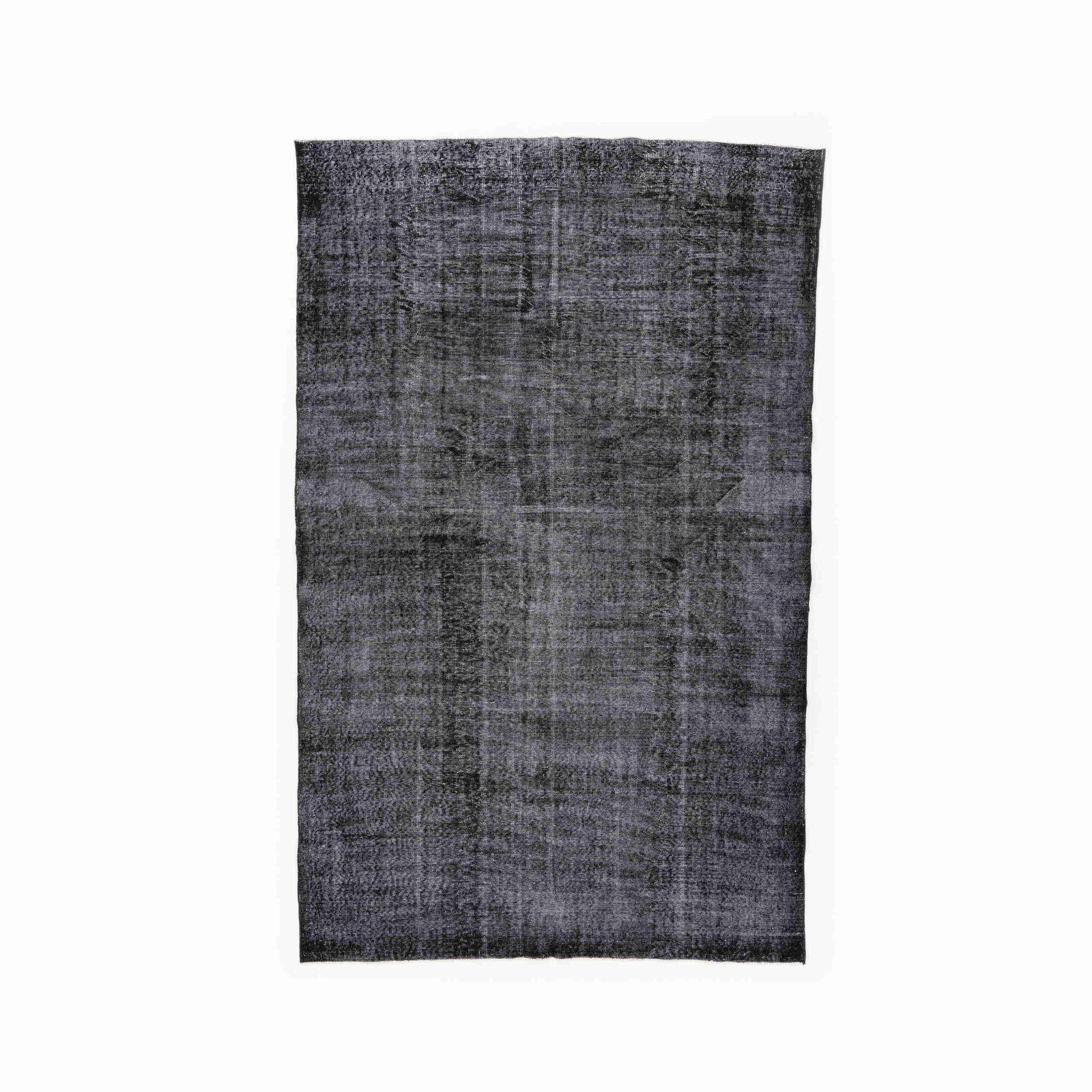 Authentic Handmade Vintage Wool on Cotton Carpet 70.9 x 115.4 Inches (1 of 8)