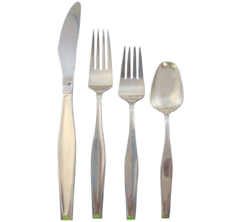 Gorham Classique Sterling Silver Flatware Set 54 Pieces with Storage Chest: Gorham Classique Sterling Silver Flatware Set 54 Pieces with Storage Chest Elevate your dining experience with this exquisite Classique by Gorham Sterling Silver Flatware Set, featuring a total of 54