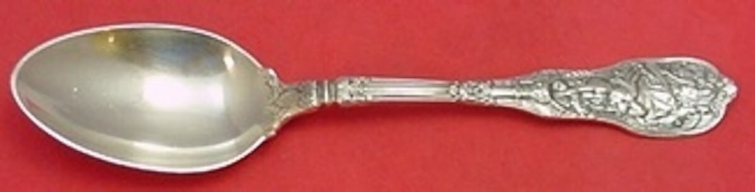 Gorham Mythologique Sterling Silver Serving Spoon 8.5 Inch Antique: Gorham Mythologique Sterling Silver Serving Spoon 8.5 Inch Antique Discover the exquisite Mythologique Serving Spoon, crafted from sterling silver by Gorham, measuring 8 1/2 inches in length. This rem