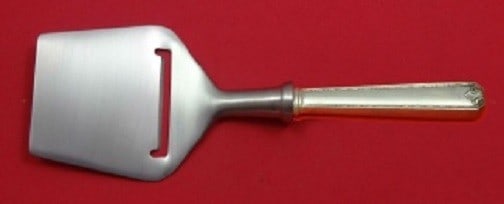 Whiting Sterling Silver Madam Morris Cheese Plane 8.25 inches: Whiting Sterling Silver Madam Morris Cheese Plane 8.25 inches This exquisite cheese plane features the elegant Madam Morris pattern by Whiting Manufacturing Company. Crafted from sterling silver, the