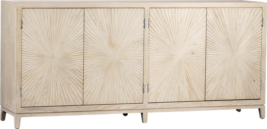 Elegant Melrose Collection French Style Sideboard in Pine Wood: Elegant Melrose Collection French Style Sideboard in Pine Wood Introducing the Elegant Melrose Collection Sideboard, a stunning addition to your home decor. This beautifully crafted sideboard features