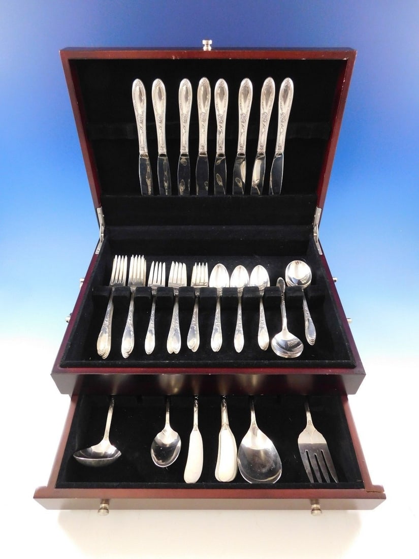 Oneida Virginian Sterling Silver Flatware Set for 8 - 52 Pieces (1 of 8)