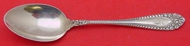 Kenilworth International Sterling Silver Soup Spoon Monogrammed 6 3/4 in: Kenilworth International Sterling Silver Soup Spoon Monogrammed 6 3/4 in This exquisite soup spoon is part of the Kenilworth pattern by International, crafted from high-quality sterling silver. Measur