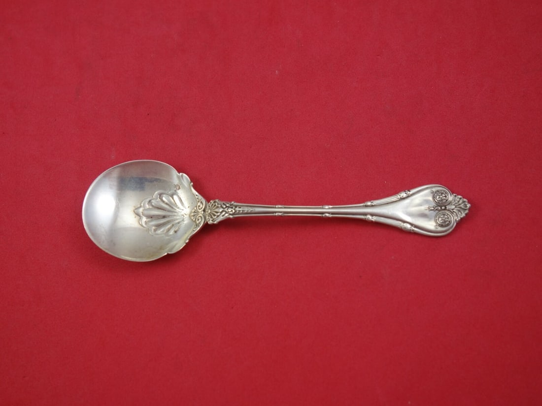 Whiting Empire Sterling Silver Jelly Spoon 5 Antique Serving (1 of 2)