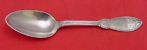 John Polhamus Shiebler Sterling Silver Oriental Soup Spoon 6 7/8": John Polhamus Shiebler Sterling Silver Oriental Soup Spoon 6 7/8" This exquisite place soup spoon features the Oriental pattern designed by John Polhamus and crafted by Shiebler. Made from high-qualit
