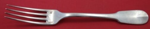 Christofle Anjou Sterling Silver Dinner Fork 8" Elegant Silverware: Christofle Anjou Sterling Silver Dinner Fork 8" Elegant Silverware This exquisite 8" dinner fork, part of the Anjou pattern by Christofle, is crafted from high-quality sterling silver. It features a c