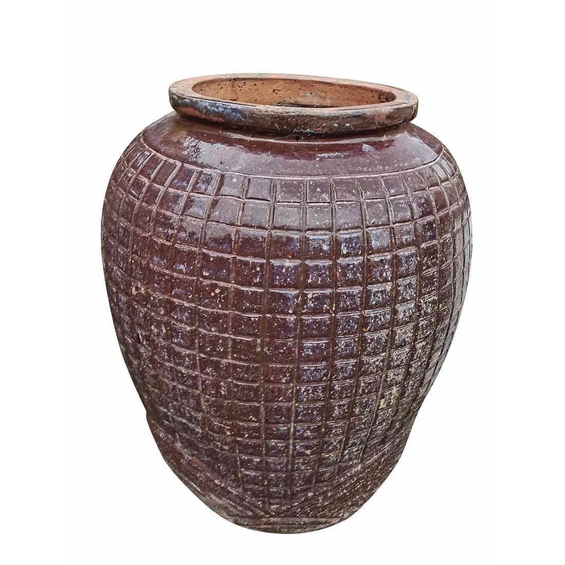 Handmade Large Terracotta Pot Mediterranean Style Reddish Brown: Handmade Large Terracotta Pot Mediterranean Style Reddish Brown This stunning terracotta pot showcases a traditional Mediterranean style, crafted from high-quality terracotta clay. With a glazed finis