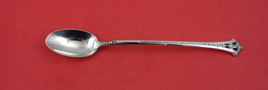 Gorham Classic Bouquet Sterling Silver Iced Tea Spoon 7 5/8": Gorham Classic Bouquet Sterling Silver Iced Tea Spoon 7 5/8" Elevate your tea time with this exquisite iced tea spoon from Gorham's Classic Bouquet pattern. Crafted from high-quality sterling silver,