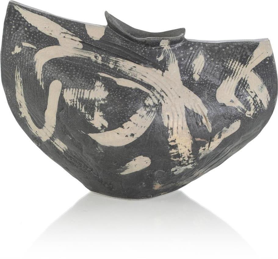 John-Richard Modern Calligraphy Vase 8.75H 11W 5.25D (1 of 1)