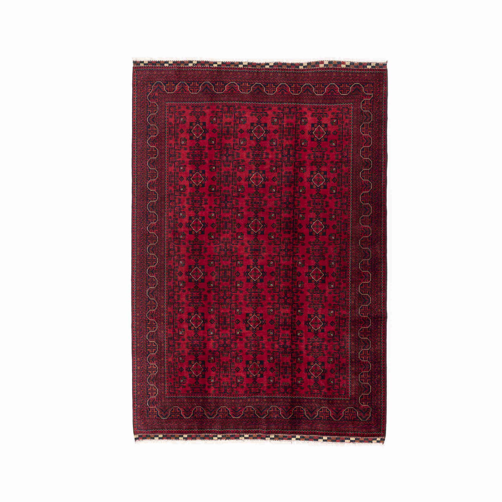 Handmade Kunduz Wool Carpet 78.3x113.4 Authentic: Handmade Kunduz Wool Carpet 78.3x113.4 Authentic Experience the exquisite craftsmanship of this Authentic Handmade Kunduz Wool Carpet. Originating from Kunduz, this stunning piece is crafted using hig