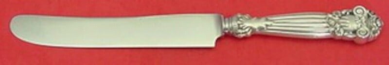 Towle Georgian Sterling Silver Dinner Knife 9 7/8 Inch Old French Style: Towle Georgian Sterling Silver Dinner Knife 9 7/8 Inch Old French Style This exquisite dinner knife is part of the Georgian pattern by Towle, crafted from sterling silver with a durable stainless stee