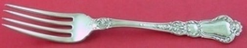 Gorham Baronial Old Sterling Silver Dinner Fork 7.5 Inch Flatware: Gorham Baronial Old Sterling Silver Dinner Fork 7.5 Inch Flatware This exquisite dinner fork is a stunning example of the Baronial Old pattern by Gorham, crafted from high-quality sterling silver. Mea