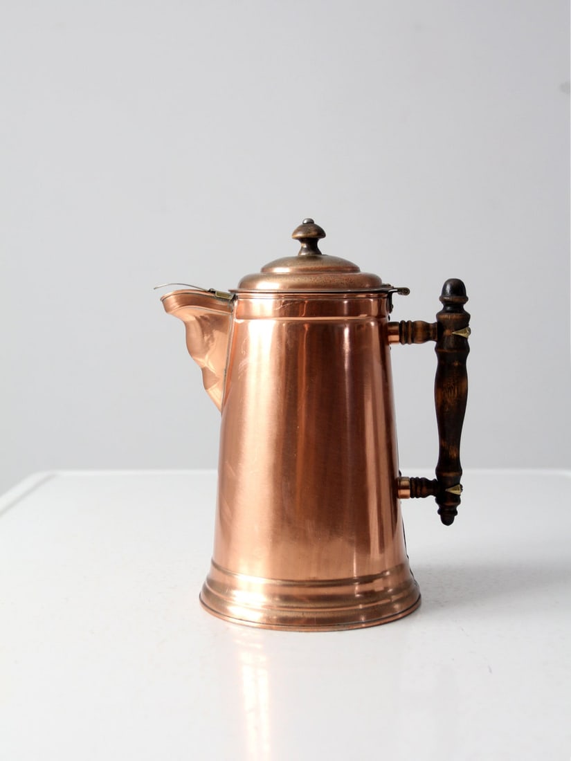 Vintage Rome Metal Ware Mid Century Copper Coffee Server No. 5 (1 of 12)