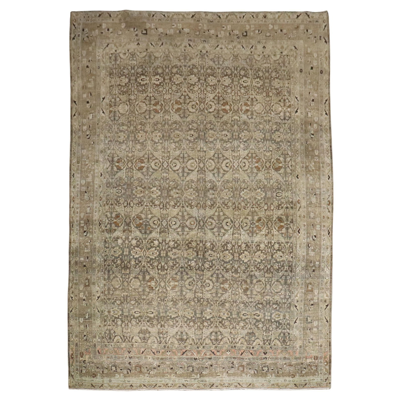 Antique Persian Bidjar Carpet 105 x 145 Hand-Knotted Wool 20th Century (1 of 12)