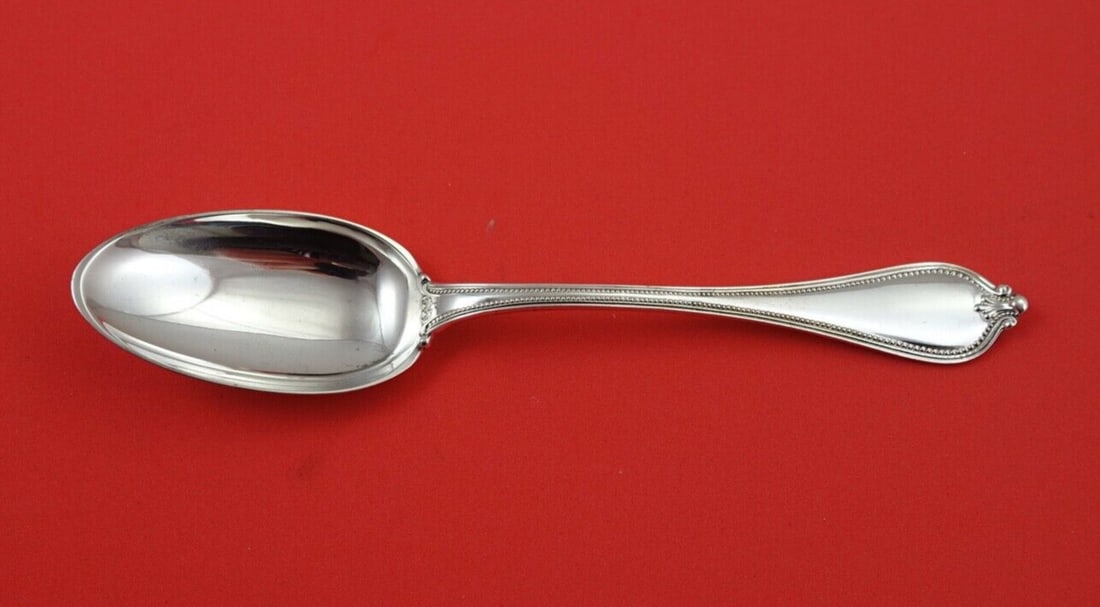 Towle Old Newbury Sterling Silver Place Soup Spoon 6.75 inches: Towle Old Newbury Sterling Silver Place Soup Spoon 6.75 inches This exquisite Old Newbury place soup spoon by Towle is crafted from high-quality sterling silver, showcasing the elegance and craftsmans