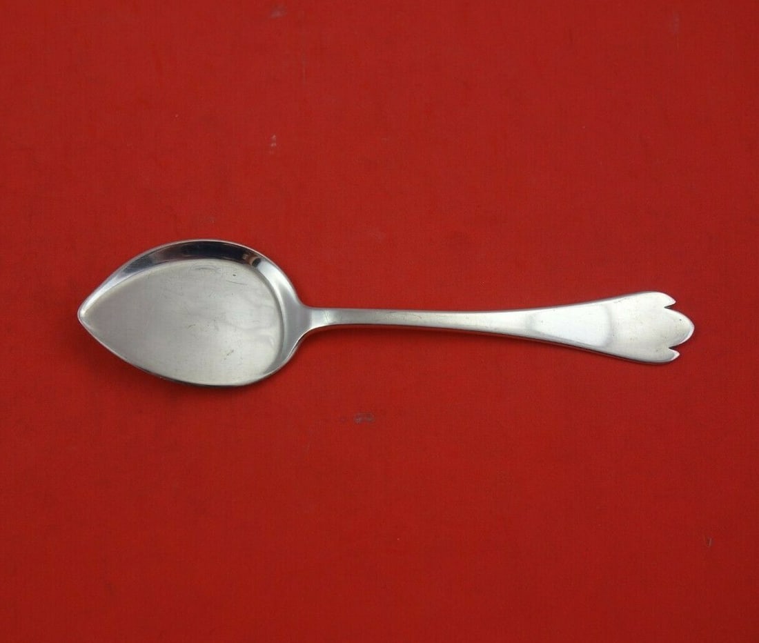 Worcester Foxhead Sterling Silver Jelly Server 6 1/8 Inch: Worcester Foxhead Sterling Silver Jelly Server 6 1/8 Inch This exquisite Foxhead jelly server is crafted from high-quality sterling silver by Worcester. With a length of 6 1/8 inches, it features an e