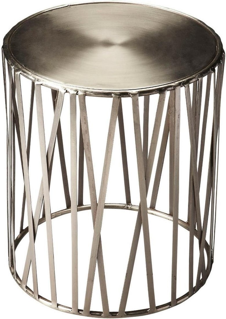 Butler Kruse Modern Round Industrial Iron Drum Table (1 of 1)