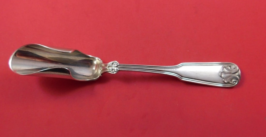 Howard Sterling Silver Cheese Scoop Seventeen Seventy Six 1776 8 Inch: Howard Sterling Silver Cheese Scoop Seventeen Seventy Six 1776 8 Inch This exquisite cheese scoop is crafted from sterling silver and features the classic Seventeen Seventy Six 1776 pattern by Howard.