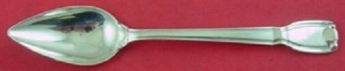 Tiffany & Co Castilian Sterling Silver Grapefruit Spoon 5 7/8": Tiffany & Co Castilian Sterling Silver Grapefruit Spoon 5 7/8" This exquisite grapefruit spoon from the Castilian pattern by Tiffany & Co. features a stunning sterling silver composition that showcase