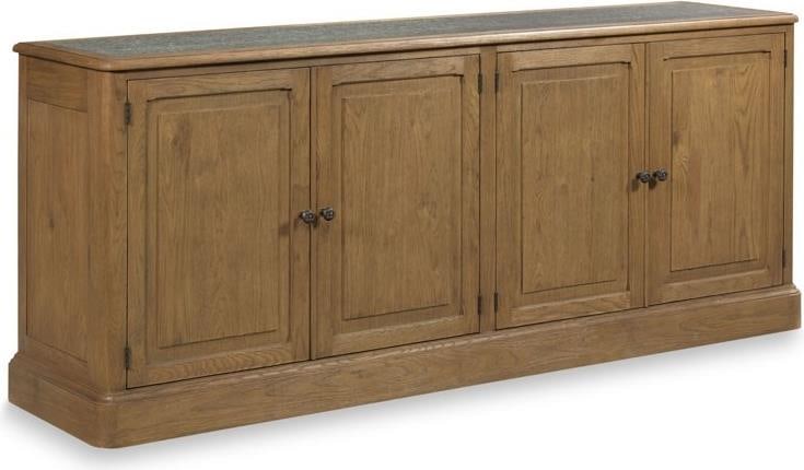 Woodbridge Baker's Rectangle Sideboard French Style 36H x 88W x 20D: Woodbridge Baker's Rectangle Sideboard French Style 36H x 88W x 20D Introducing the Elegant Mixed Material Baker's Sideboard, a stunning addition to your home decor. This beautifully crafted sideboard