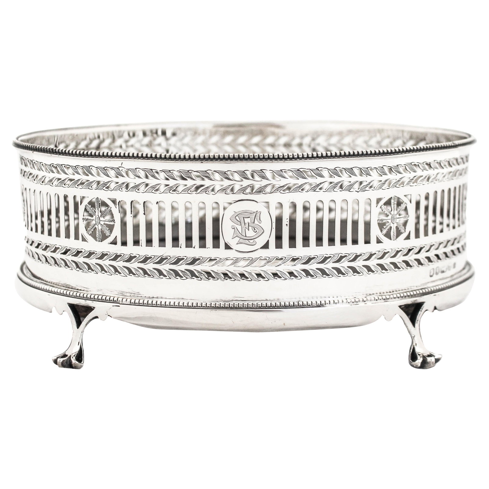 Antique Sterling Silver Tea Tray by Atkin Brothers 1903 England: Antique Sterling Silver Tea Tray by Atkin Brothers 1903 England This remarkable antique sterling silver tea tray, crafted by Harry Atkin of the Atkin Brothers in Sheffield, England, is a true testamen