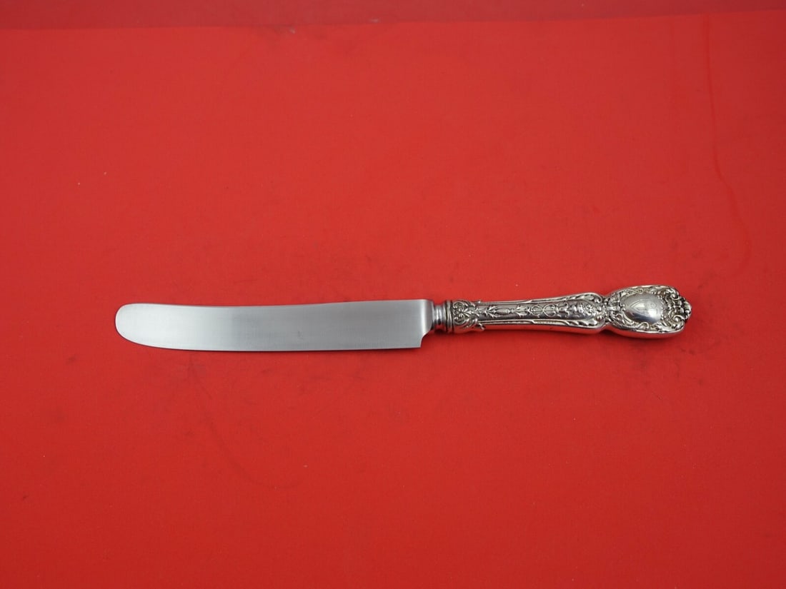 Gorham Florentine Sterling Silver Dinner Knife Monogrammed 9 5/8": Gorham Florentine Sterling Silver Dinner Knife Monogrammed 9 5/8" Introducing the Florentine by Gorham Sterling Silver Dinner Knife, a stunning piece that beautifully blends elegance and functionality
