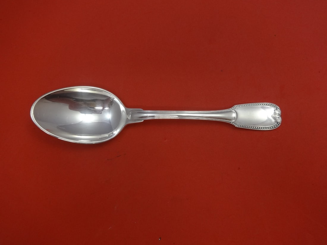Christofle Joubert Sterling Silver Soup Spoon 7 1/8 Inch: Christofle Joubert Sterling Silver Soup Spoon 7 1/8 Inch This exquisite place soup spoon is part of the Joubert pattern by Christofle, crafted from high-quality sterling silver. Measuring 7 1/8 inches