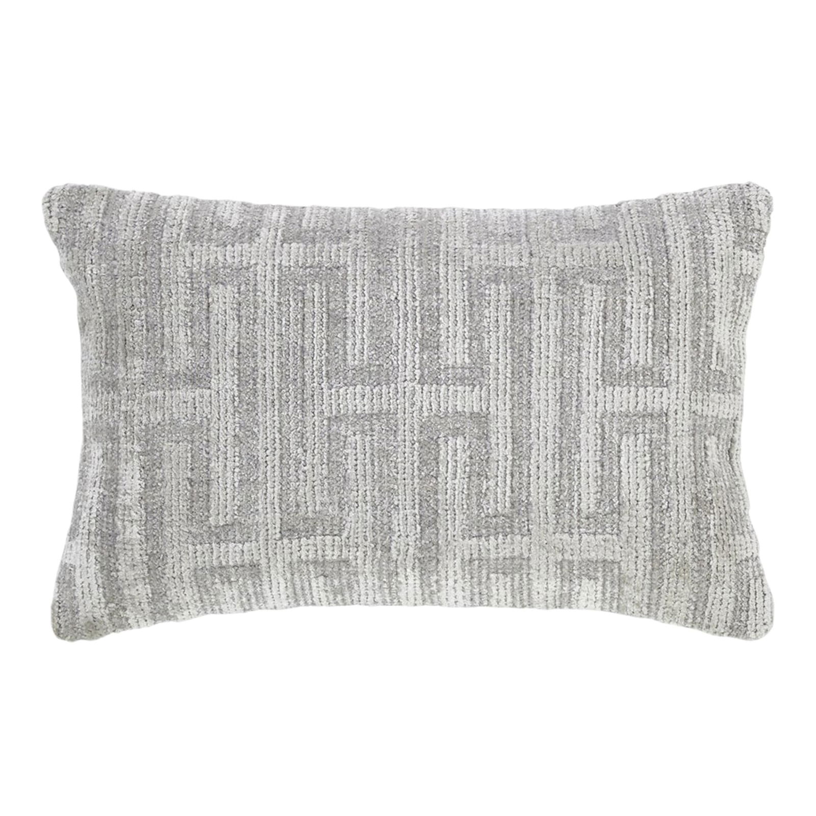 Handmade Pearl Gray Geometric Wool Throw Pillow 14 x 22: Handmade Pearl Gray Geometric Wool Throw Pillow 14 x 22 This stunning accent pillow features a harmonious blend of East-meets-West design aesthetics, highlighted by its geometric pattern and predomina