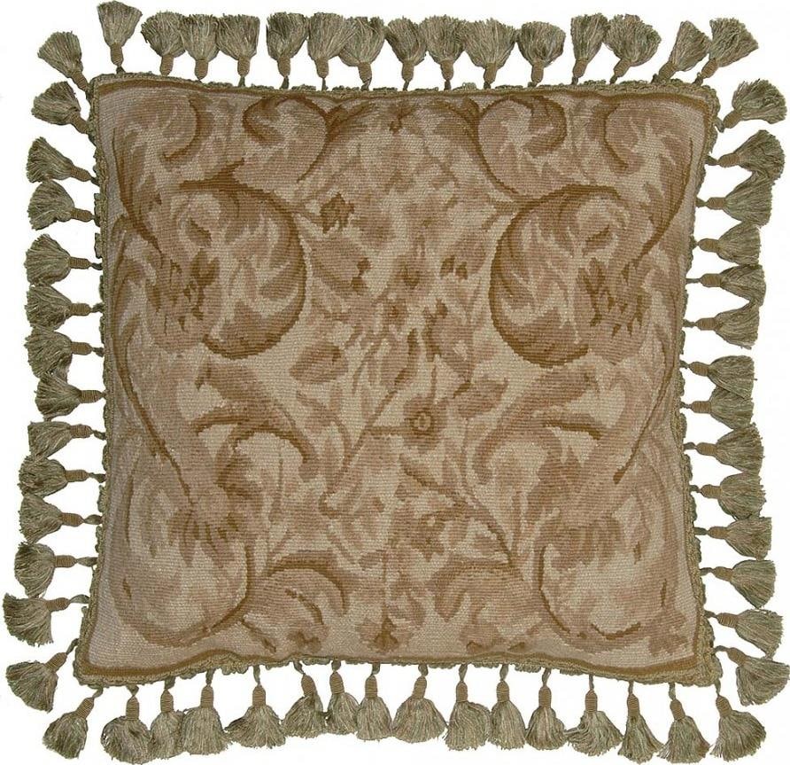 Provence Home Aubusson Style Throw Pillow 20x20 Handmade Velvet (1 of 1)