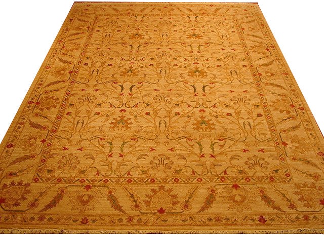 Elegant 8.3 x 11.6 Sand Brown Chobi Peshawar Rug: Elegant 8.3 x 11.6 Sand Brown Chobi Peshawar Rug Free continental US Shipping Enhance your living space with this exquisite Sand Brown Chobi Peshawar Rug, measuring 8.3 x 11.6 feet. Crafted with atten