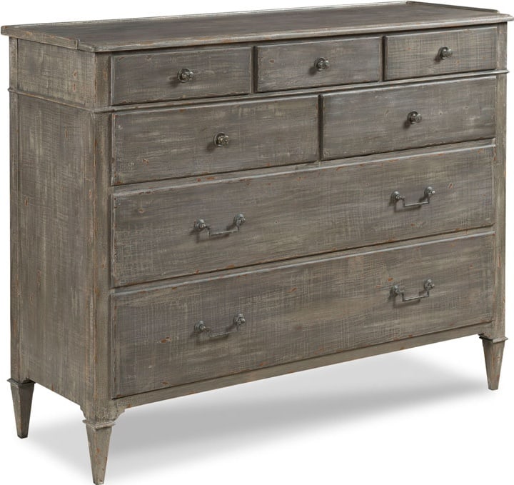 Woodbridge Marseille Gray 7 Drawer Storage Chest 19th C French Style (1 of 2)