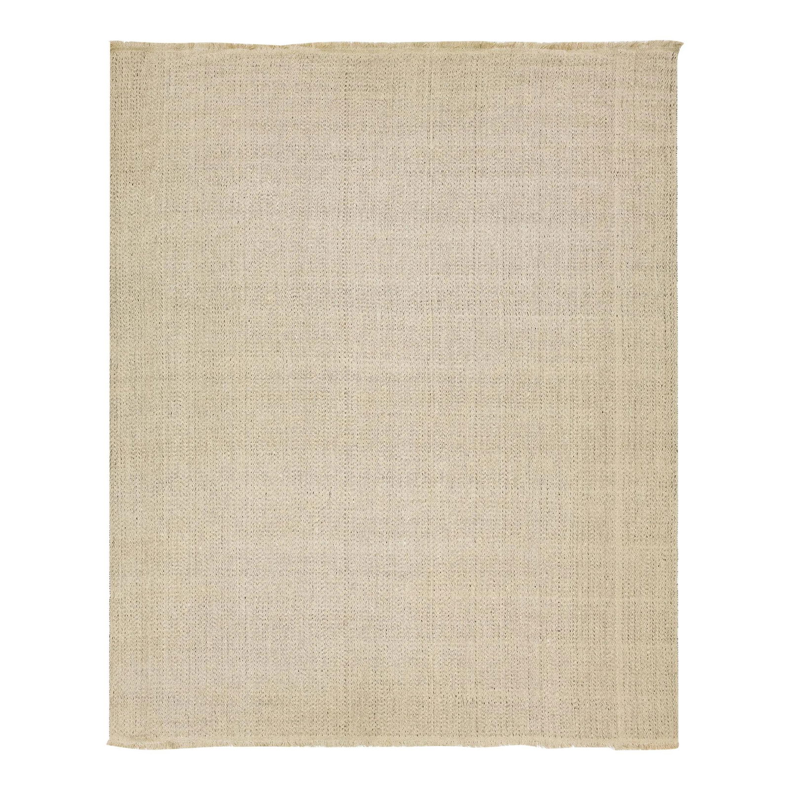 Beige Organic Modern Wool Flatweave Rug 12'6 x 15'3 Geometric Design: Beige Organic Modern Wool Flatweave Rug 12'6 x 15'3 Geometric Design Elevate your space with this stunning Organic Modern Flatweave Wool Rug, featuring a sophisticated geometric design in beige and gr