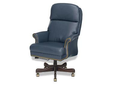 Executive Navy Blue Leather Office Chair Hand-Crafted in USA: Executive Navy Blue Leather Office Chair Hand-Crafted in USA Experience premium comfort and style with this Navy Blue Leather Desk Chair, designed for executive use. Hand-crafted in the USA, this chai