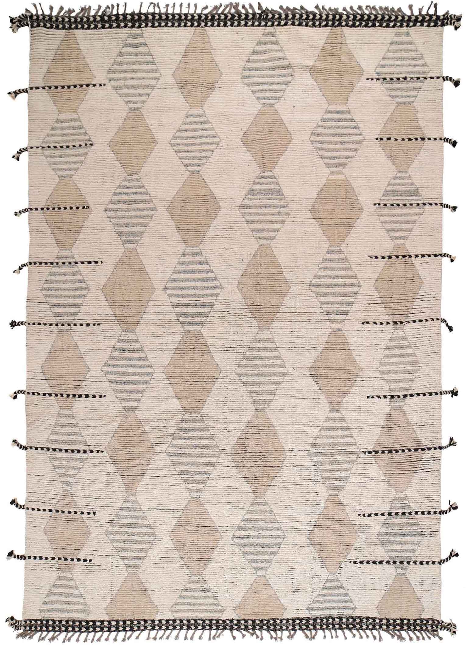 8.9 x 13.1 Handmade Moroccan Wool Rug in Neutral Tones: 8.9 x 13.1 Handmade Moroccan Wool Rug in Neutral Tones Free continental US Shipping Enhance your home decor with the exquisite 8.9 x 13.1 Handmade Contemporary Moroccan Wool Rug, meticulously crafted