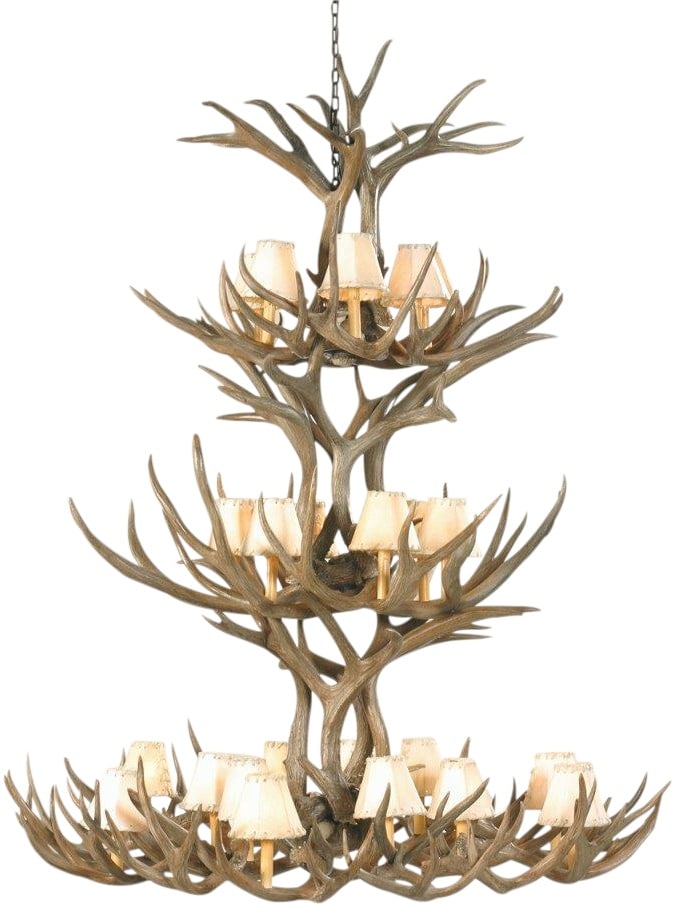 Handmade Mule Deer Antler Bowl Chandelier Lodge Style 48H 36W 36D: Handmade Mule Deer Antler Bowl Chandelier Lodge Style 48H 36W 36D Illuminate your space with this exquisite handmade bowl chandelier, crafted from genuine mule deer antler. Designed in a stunning trip