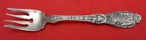 Gorham Paris Sterling Silver 5 Inch Ramekin Fork Art Nouveau: Gorham Paris Sterling Silver 5 Inch Ramekin Fork Art Nouveau Discover an exquisite piece of Art Nouveau craftsmanship with this original ramekin fork in the "Paris" pattern by Gorham. Measuring 5 inch