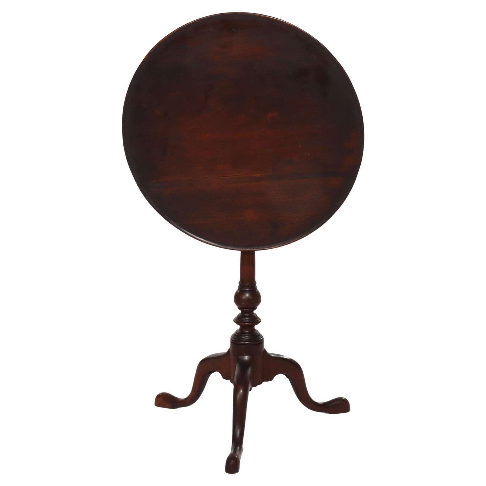 19th Century Queen Anne Mahogany Revolving Tilt Top Table (1 of 13)
