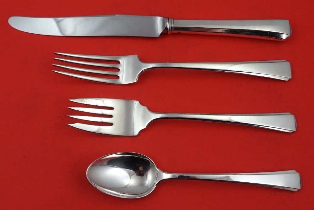 Gorham Governor's Lady Sterling Silver 4-Piece Place Setting: Gorham Governor's Lady Sterling Silver 4-Piece Place Setting This exquisite 4-piece place setting from the Governor's Lady pattern by Gorham is crafted from high-quality sterling silver, embodying bot