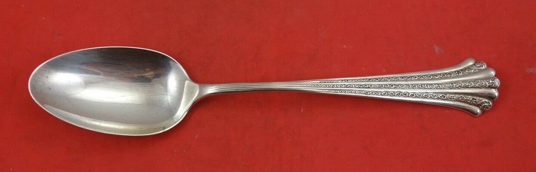 Shiebler Sterling Silver Serving Spoon Number 1 Pattern 8.5 Inches: Shiebler Sterling Silver Serving Spoon Number 1 Pattern 8.5 Inches This exquisite serving spoon is crafted from high-quality sterling silver and features the elegant Number 1 pattern by Shiebler. Meas