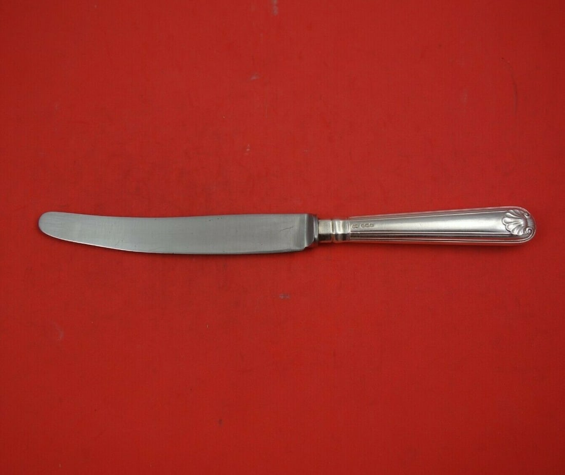 Fiddle & Shell English Sterling Silver Dinner Knife 10 Inch Flatware (1 of 3)