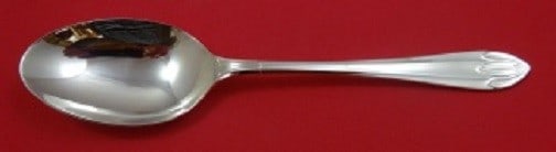 Carrs Lotus Sterling Silver Place Soup Spoon 7 1/4 Inches New: Carrs Lotus Sterling Silver Place Soup Spoon 7 1/4 Inches New This exquisite place soup spoon features the elegant Lotus pattern by Carrs, crafted from high-quality sterling silver. Measuring 7 1/4 in