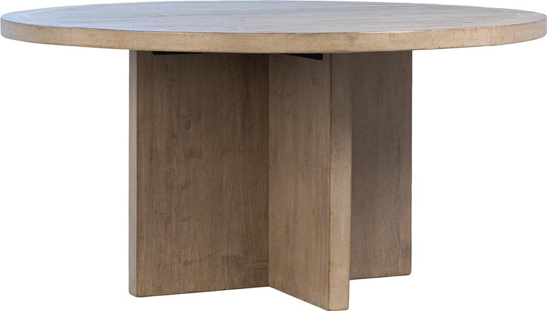 Rustic Elegant Harley Dining Table in Reclaimed Pine Wood (1 of 1)