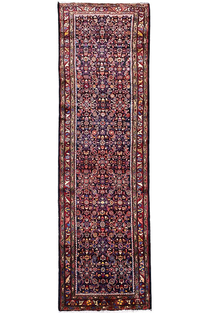 Elegant 3.5 x 13.2 Persian Herati Mahal Runner (1 of 11)