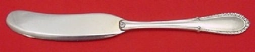 Buccellati Villa D'Este Sterling Silver Butter Spreader 5 7/8" Knife: Buccellati Villa D'Este Sterling Silver Butter Spreader 5 7/8" Knife Enhance your dining experience with this exquisite Villa D'Este butter spreader by Buccellati. Crafted from fine sterling silver, t