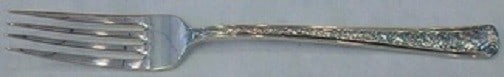 Watson Windsor Rose Sterling Silver Fork 7 1/4 Inch Flatware: Watson Windsor Rose Sterling Silver Fork 7 1/4 Inch Flatware This exquisite fork is a part of the Windsor Rose pattern by Watson, crafted from high-quality sterling silver. Measuring 7 1/4 inches, thi
